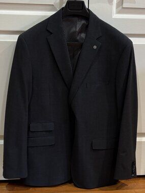 Daniel Hechter Paris Men’s Single Breasted Suit Size XXL Charcoal Grey